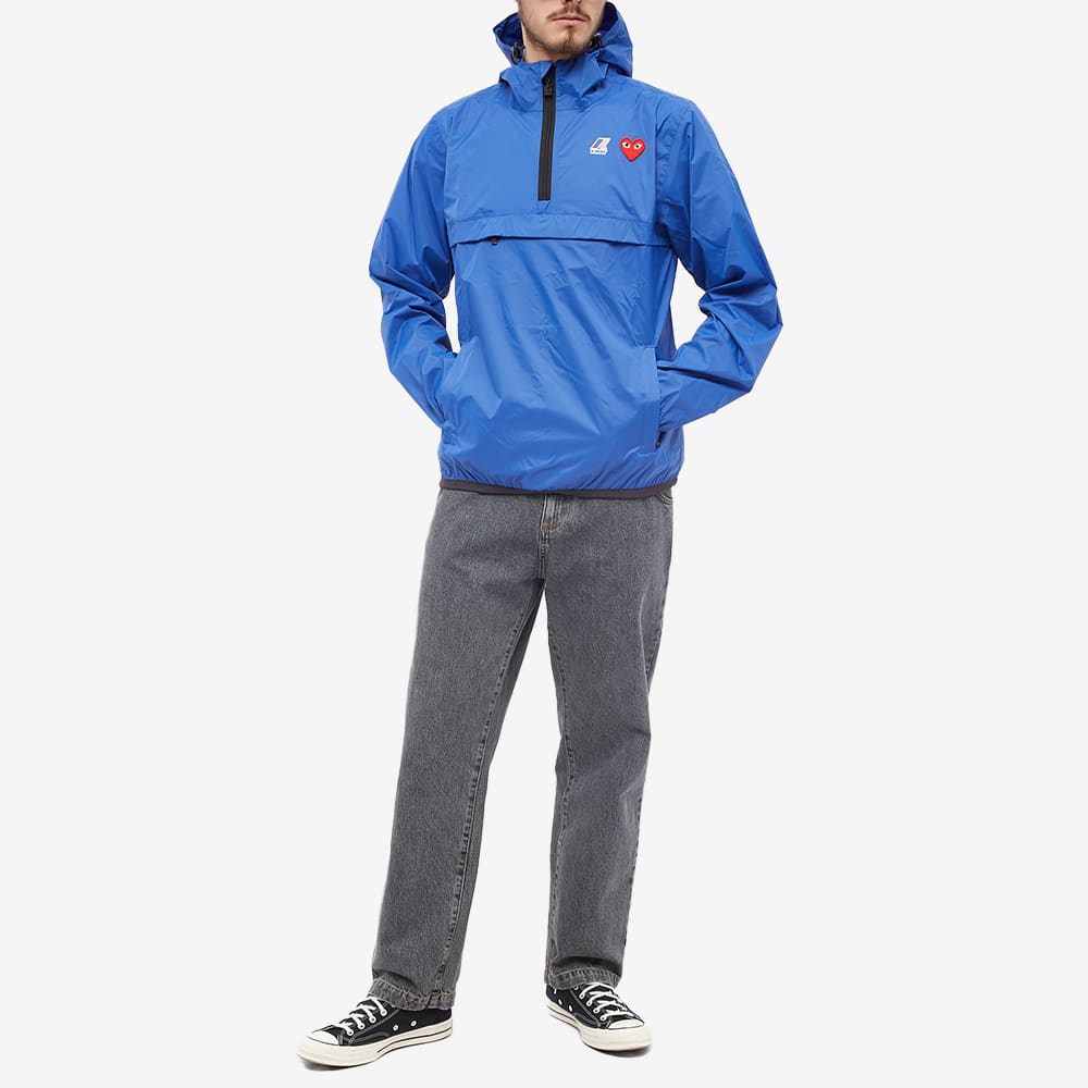 Men's x K-Way Half Zip Packable Jacket in Blue