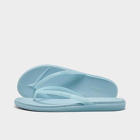 Women's Miami Round Toe Jelly Flip Flop Sandals in Sky Blue Jelly