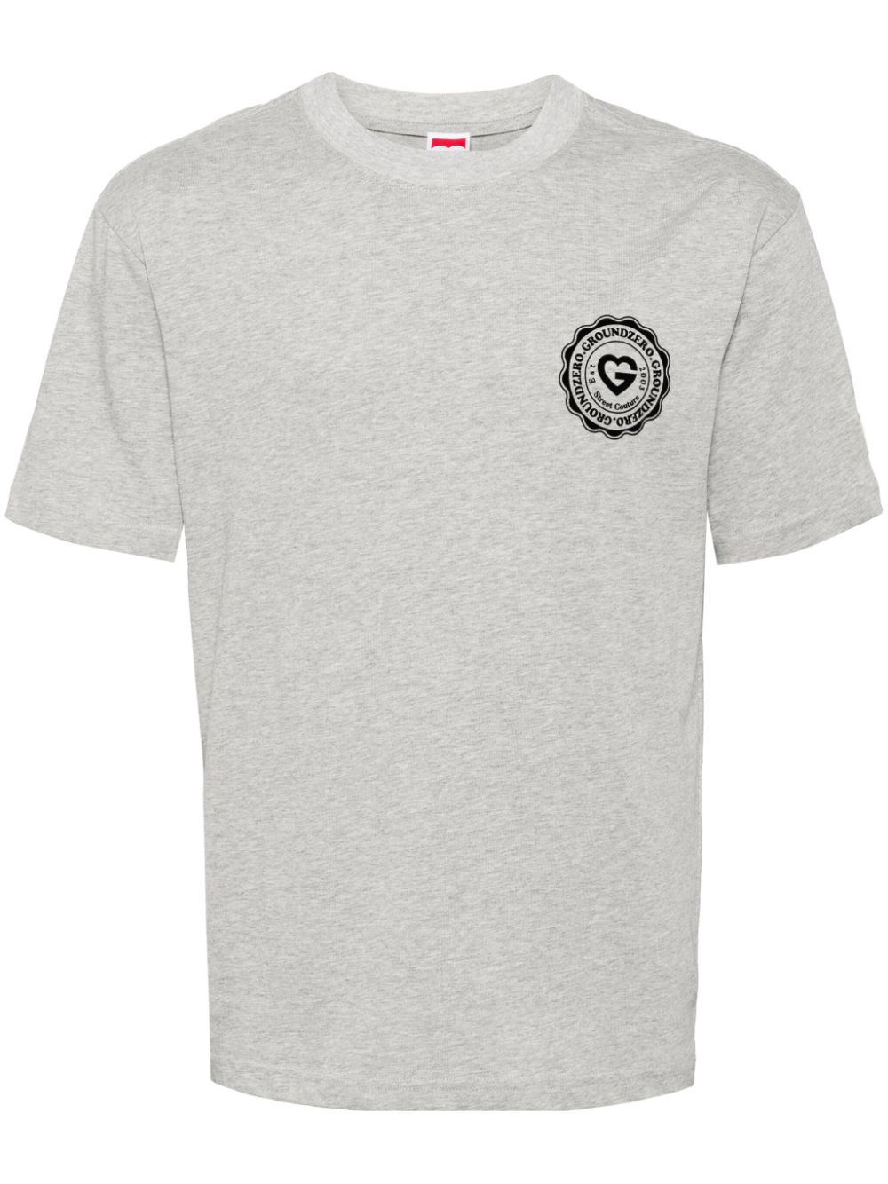 Logo-print cotton T-shirt - Grey