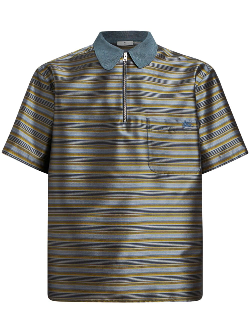 Striped polo shirt - Green
