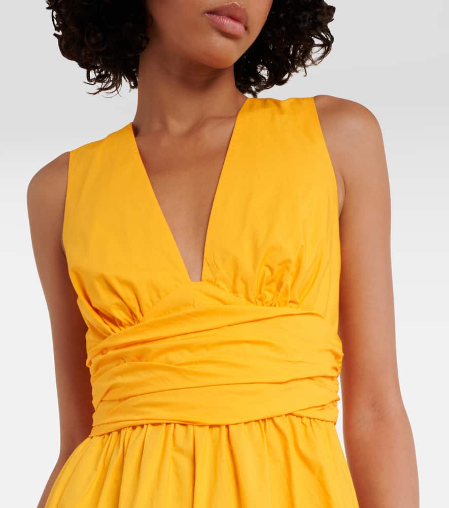 Mimosa cotton midi dress