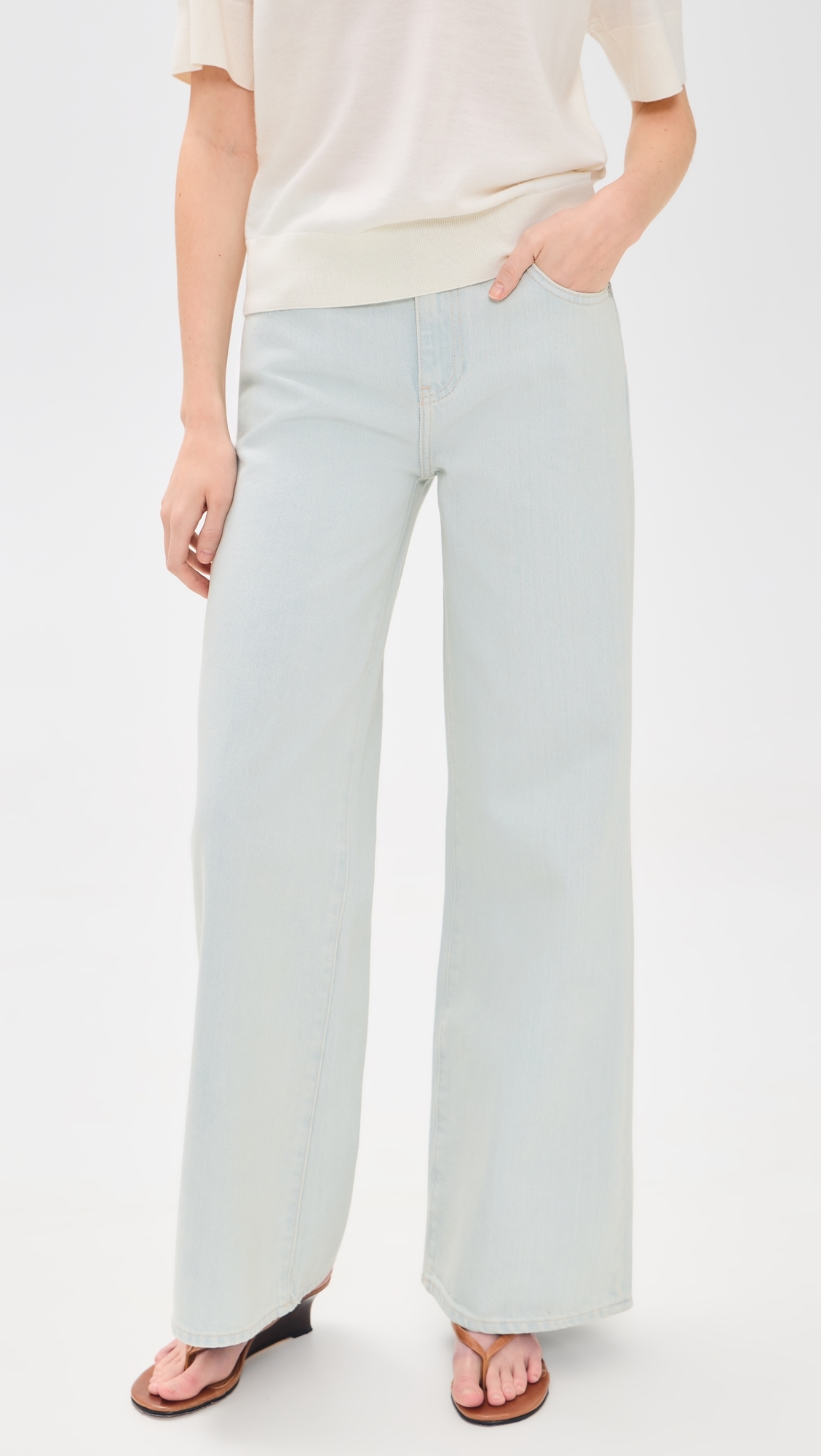 Saige Wide Leg Jeans Luminance