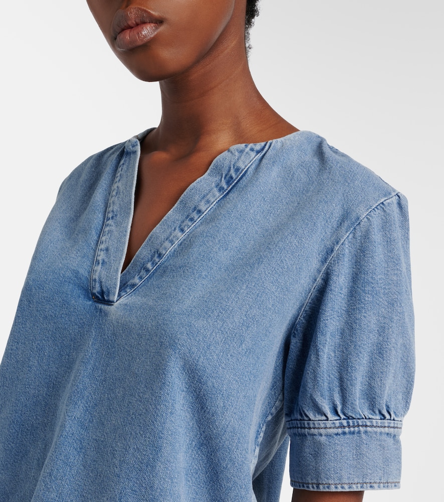 Denim top