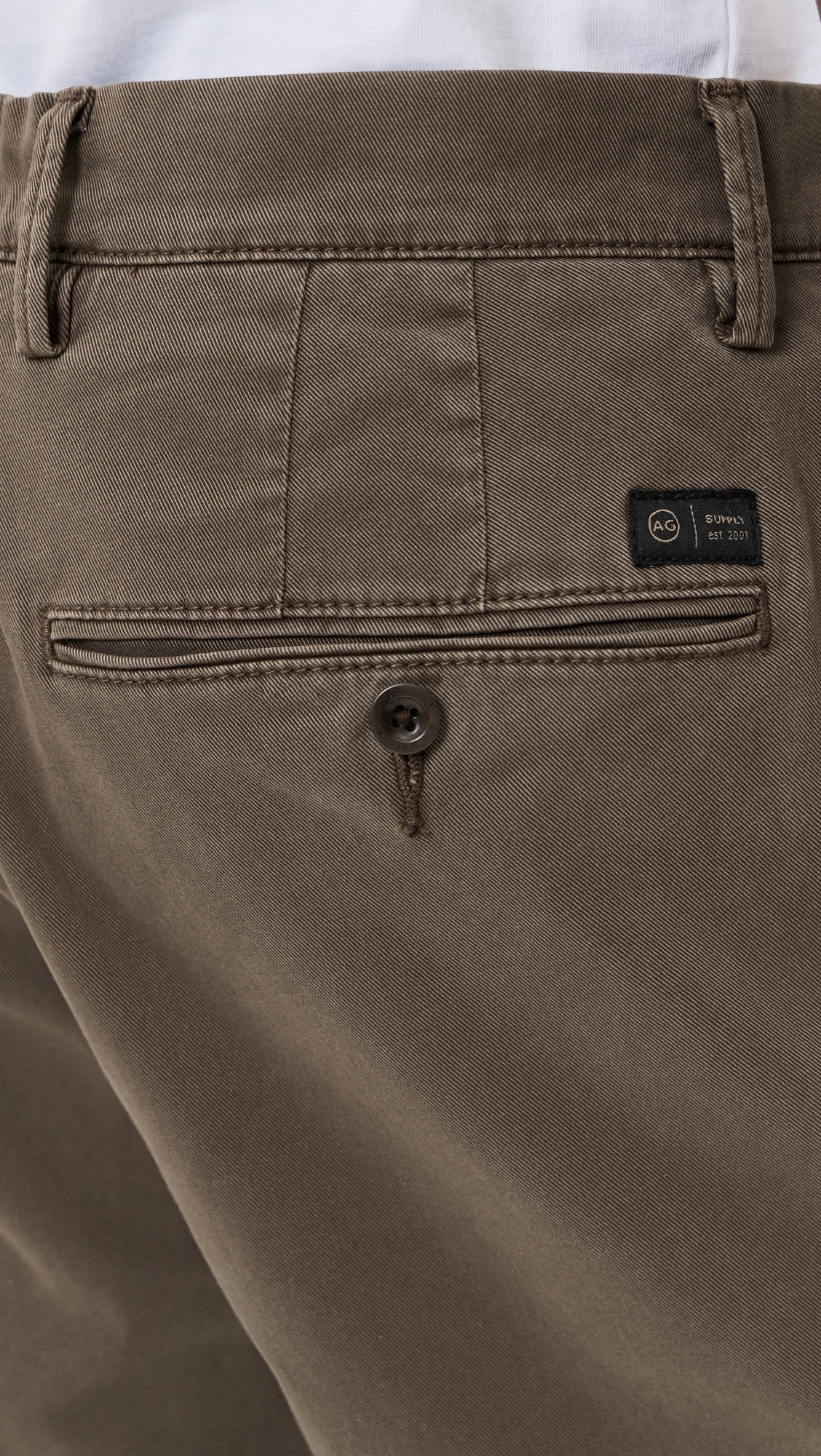 Archie Straight Trouser Shorts 7.5 Sulfur Soft Mushroom