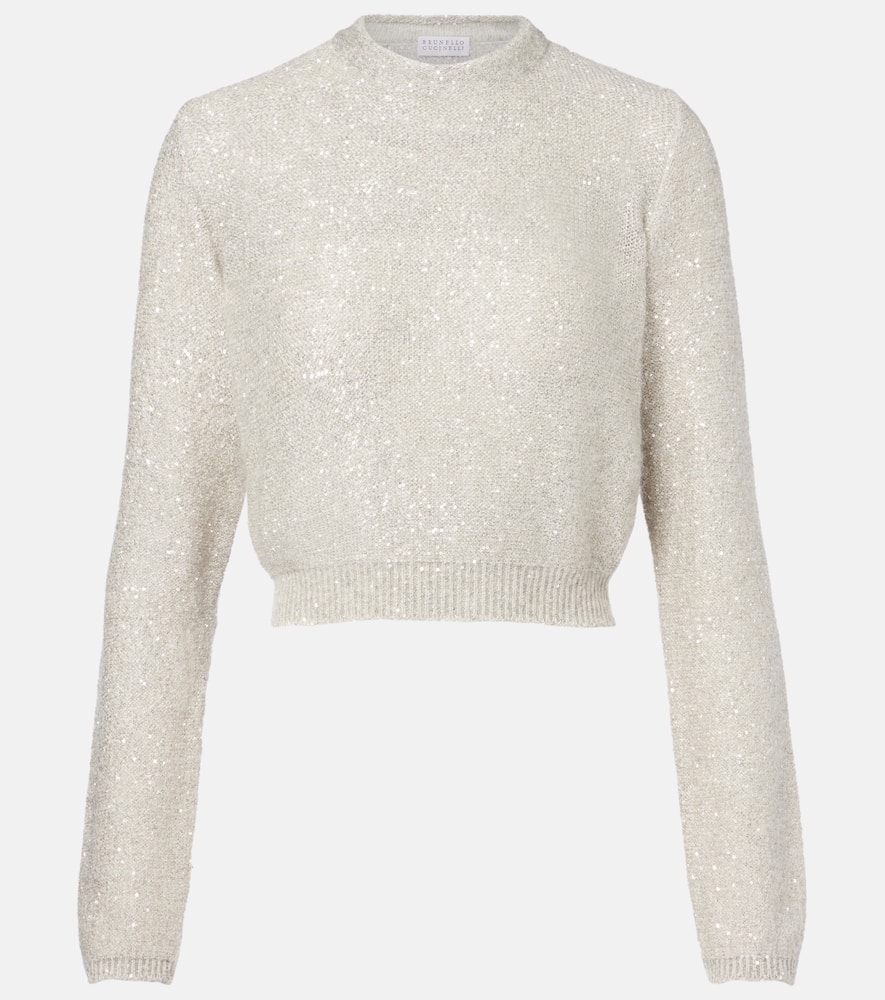 Sequined sweater