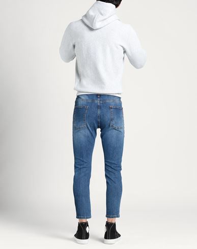Man Jeans Blue Size 30 Cotton, Elastane