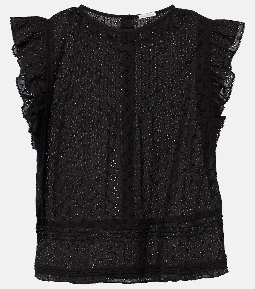 Galia ruffled top