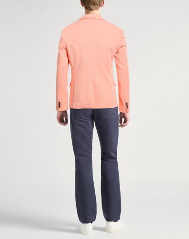 Man Blazer Salmon pink Size XL Polyester, Viscose, Elastane