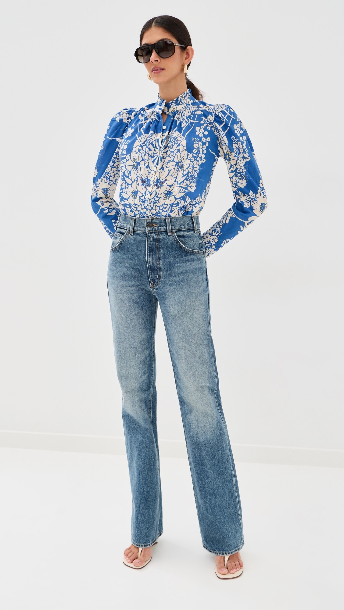 Artemis Royal Spoke Shirt Medium Blue