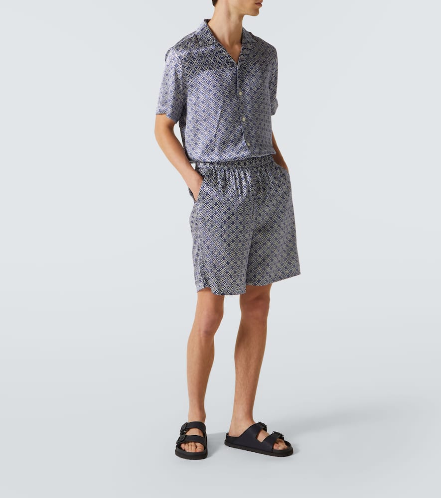 Palma silk-blend Bermuda shorts