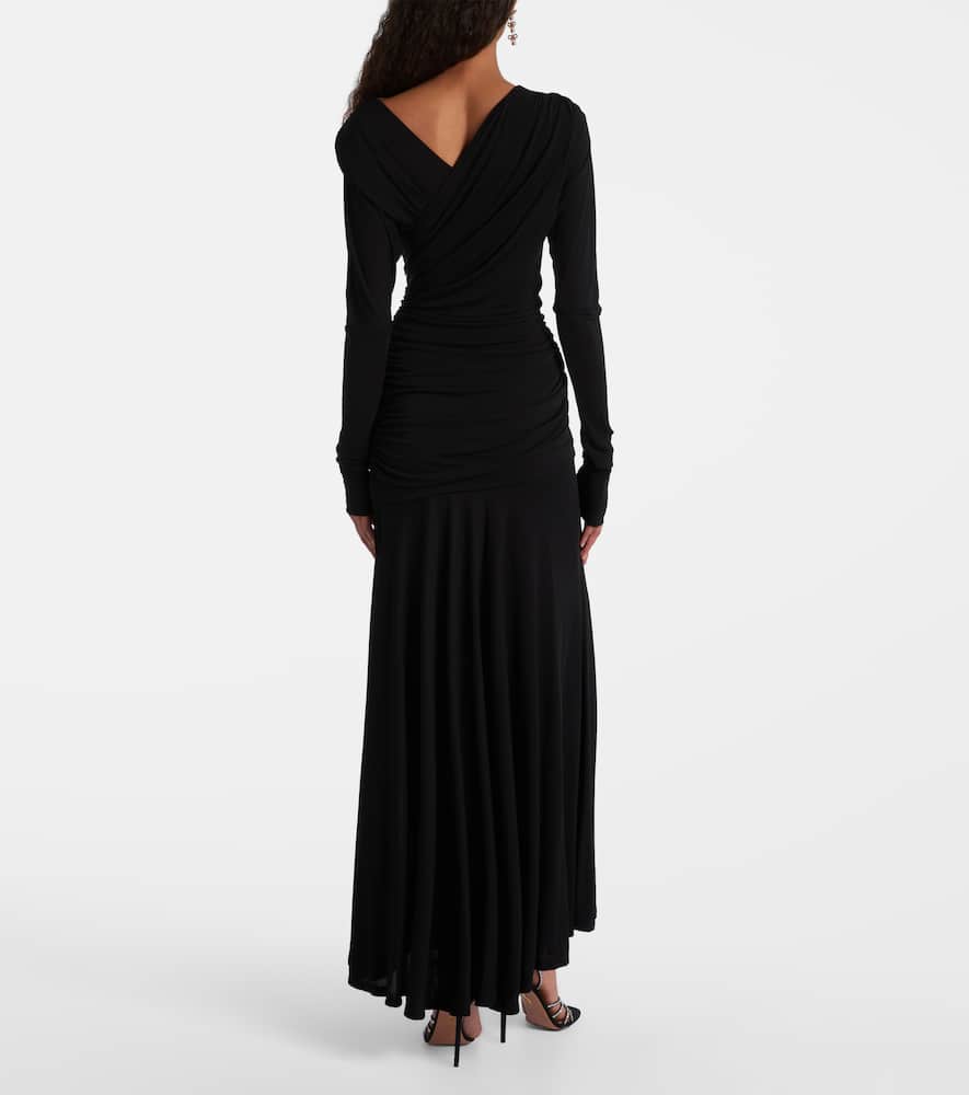 Ruched maxi dress