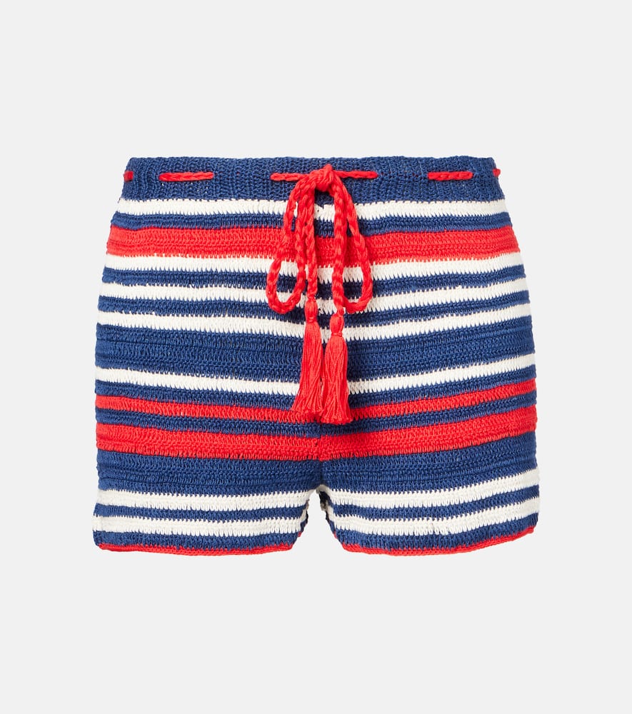Crochet cotton shorts