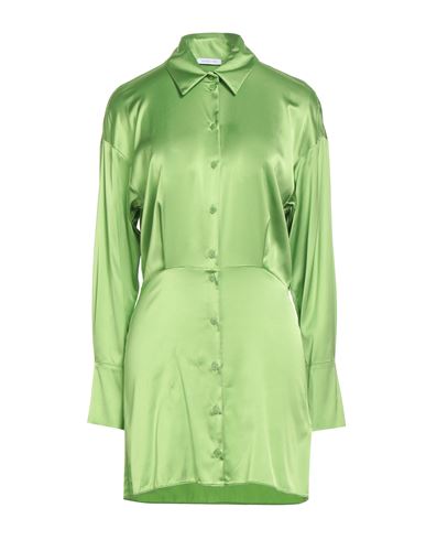 Woman Mini dress Green Size 8 Viscose, Polyamide, Elastane