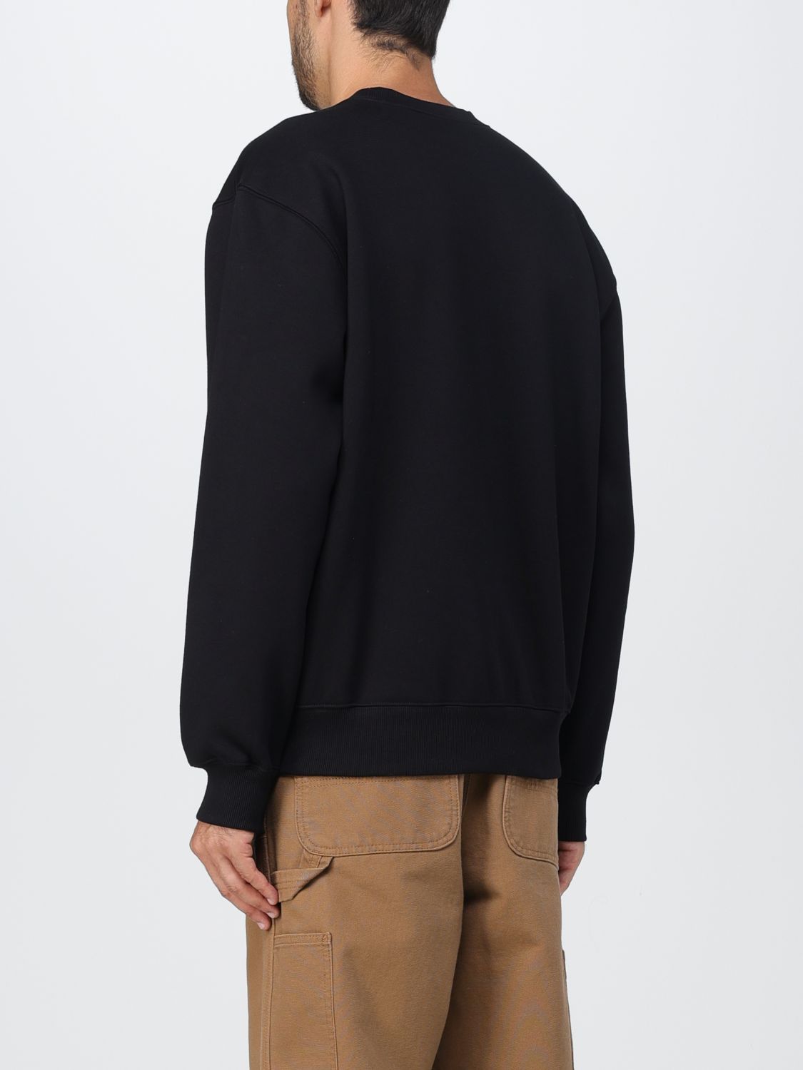 Sweatshirt Men color Black