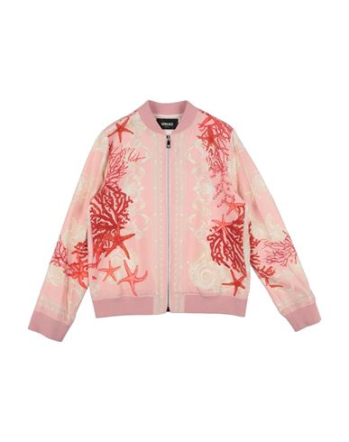 Kid Girl Jacket Pink Size 12 Viscose, Cotton, Polyamide, Elastane