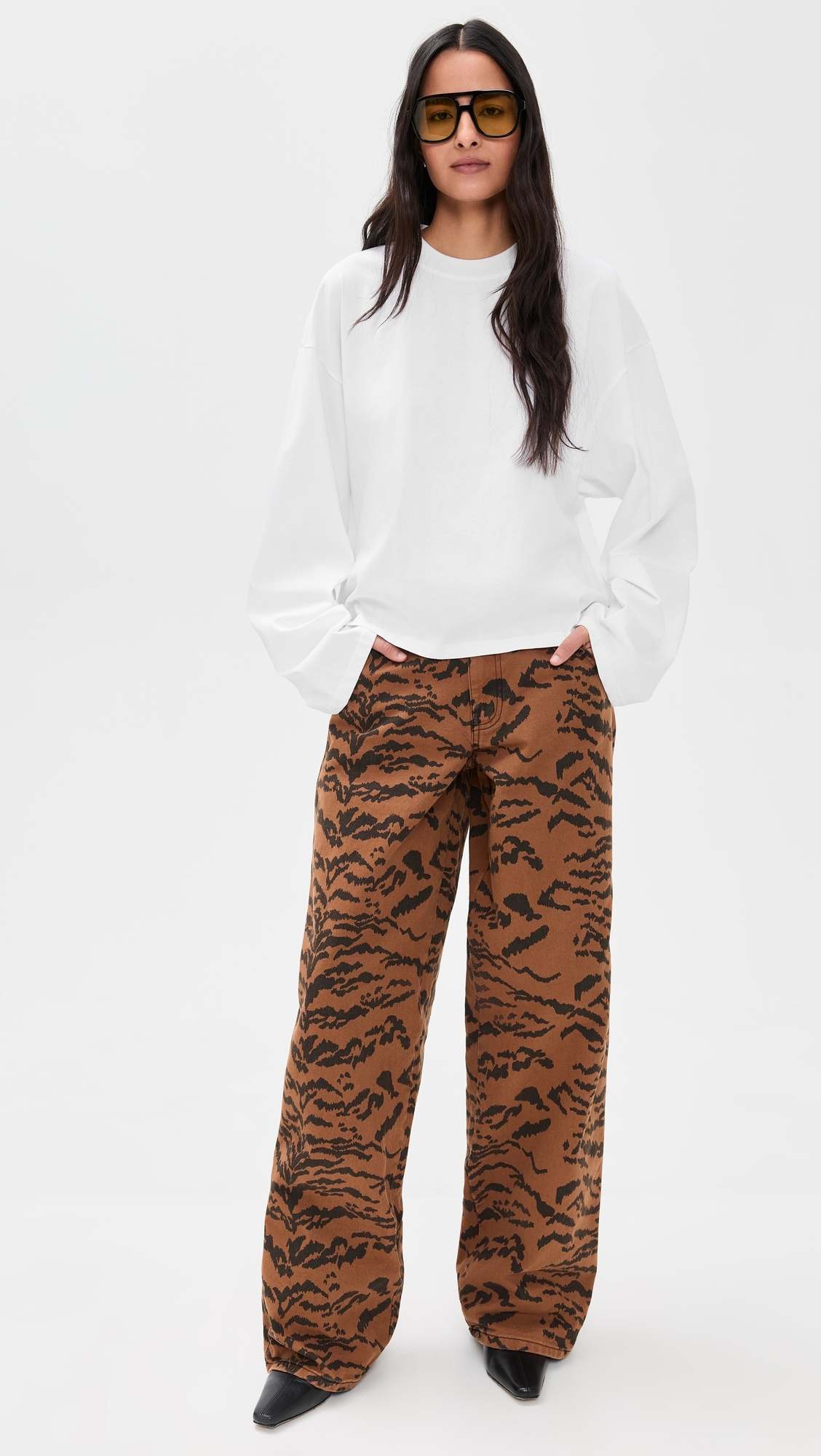 Bloom Long Sleeve Tee Porcelain
