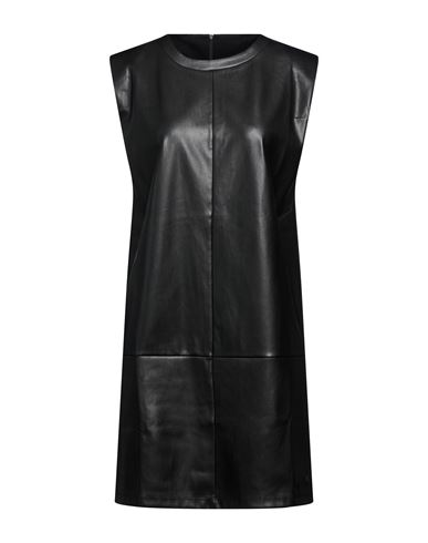 Woman Mini dress Black Size XS Polyester, Polyurethane, Viscose, Polyamide, Elastane