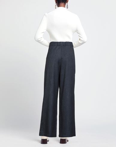Woman Pants Midnight blue Size 10 Polyester, Viscose, Elastane
