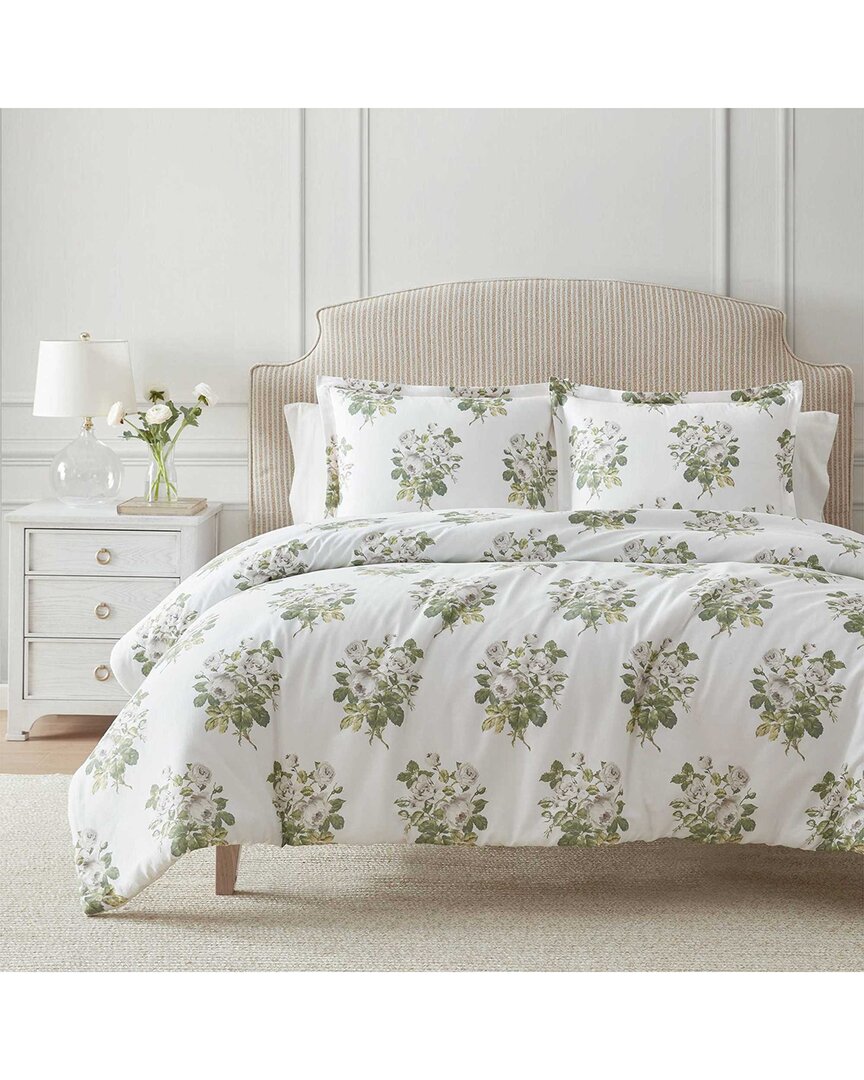 Eloise Floral 100% Cotton Sateen Comforter Set