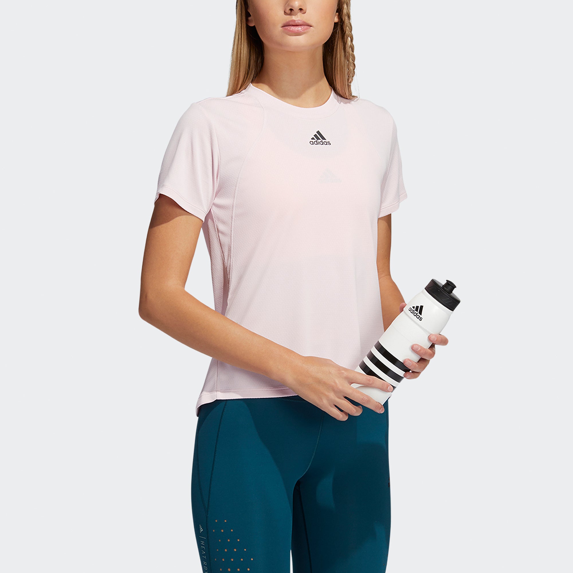 (WMNS) Heatrdy Focus T Intense Training Sports Short Sleeve T-shirt Pink