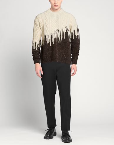 Man Sweater Ivory Size XXL Wool, Polyamide, Viscose