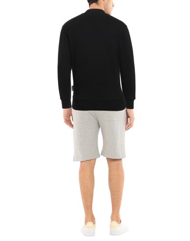 Man Sweatshirt Black Size M Cotton