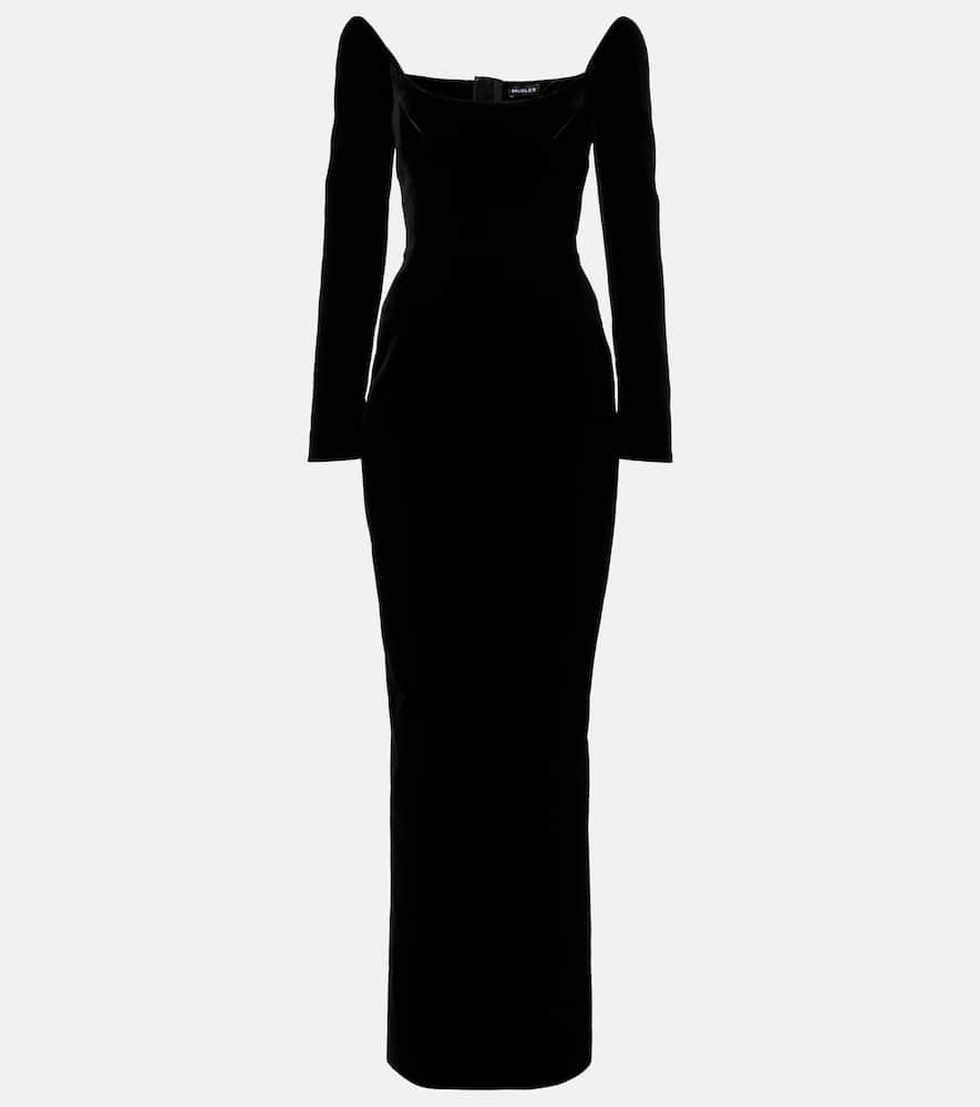 Re/edit Les Méduses velvet corset gown