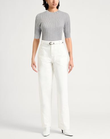 Woman Turtleneck Grey Size 10 Virgin Wool, Viscose, Polyester