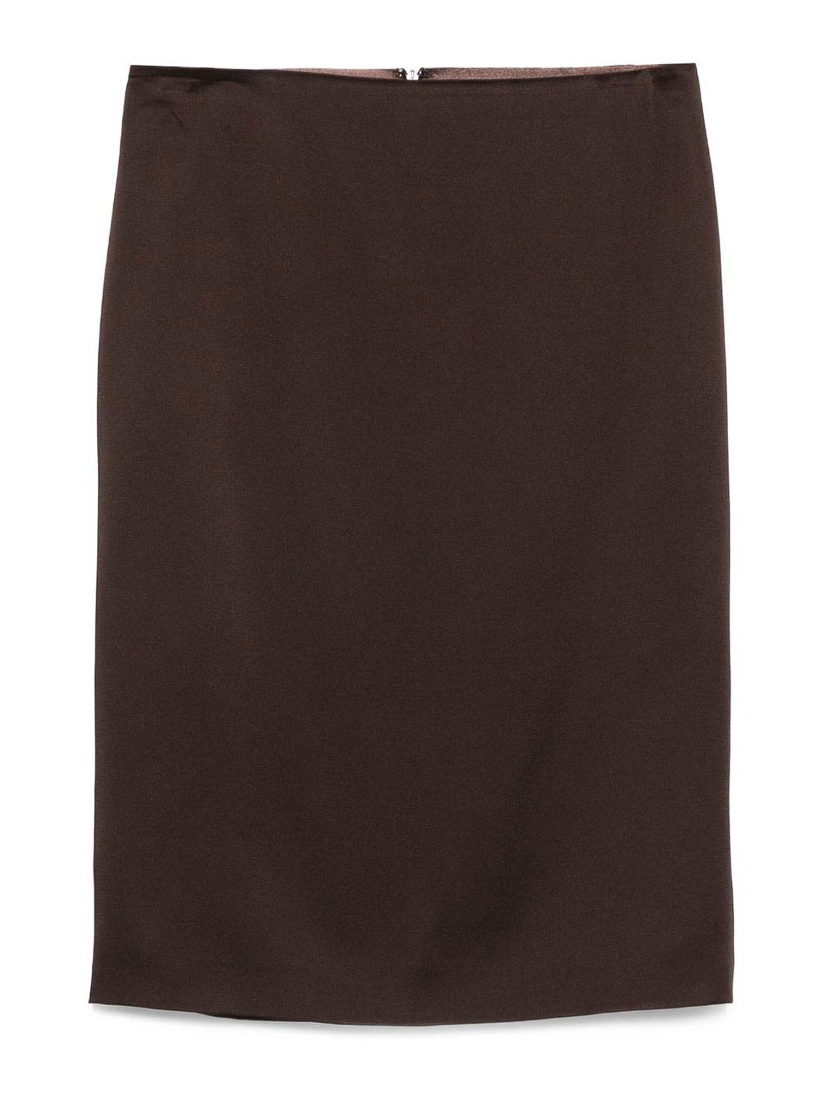 Satin Midi Skirt