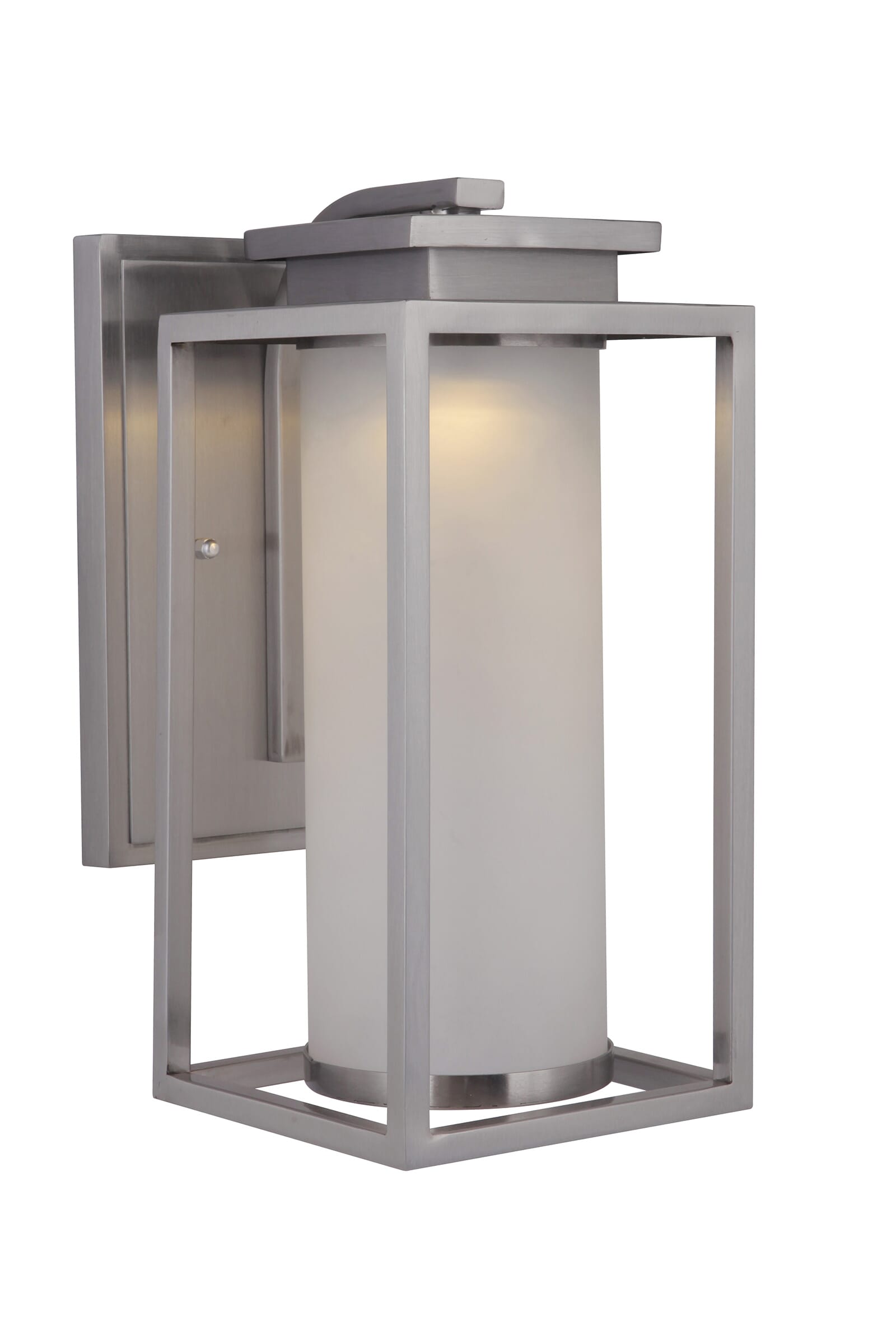 Stainless Steel LED Wall Lantern from the Vailridge Collection