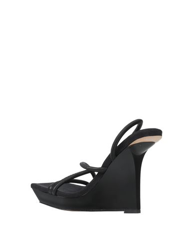 Woman Sandals Black Size 7 Leather