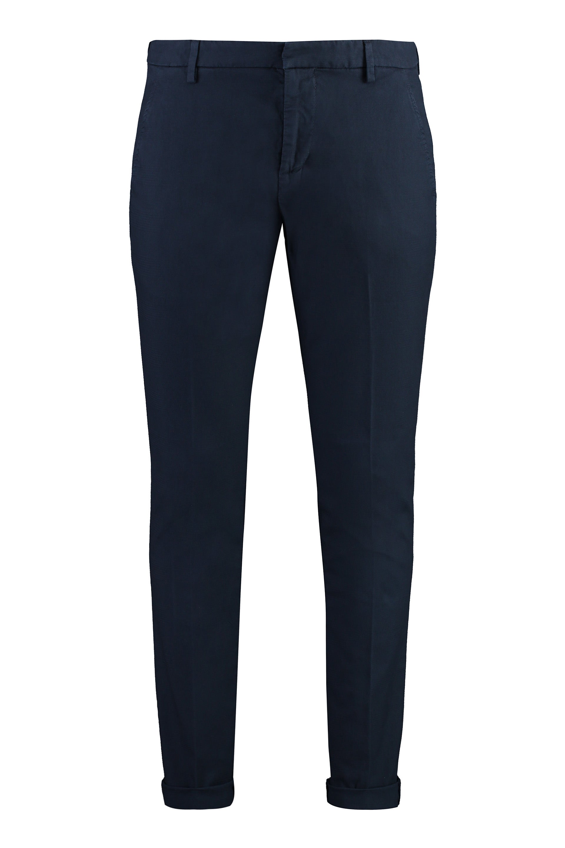 Classic Roll-Up Chino Trousers for Men