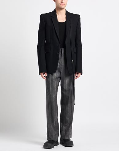 Man Blazer Black Size 42 Virgin Wool