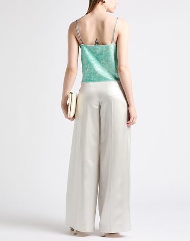 Aviù Woman Top Light green Size 4 Polyester, Polyamide