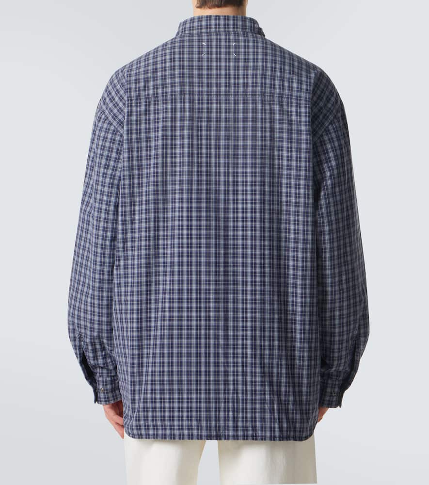 Padded reversible overshirt