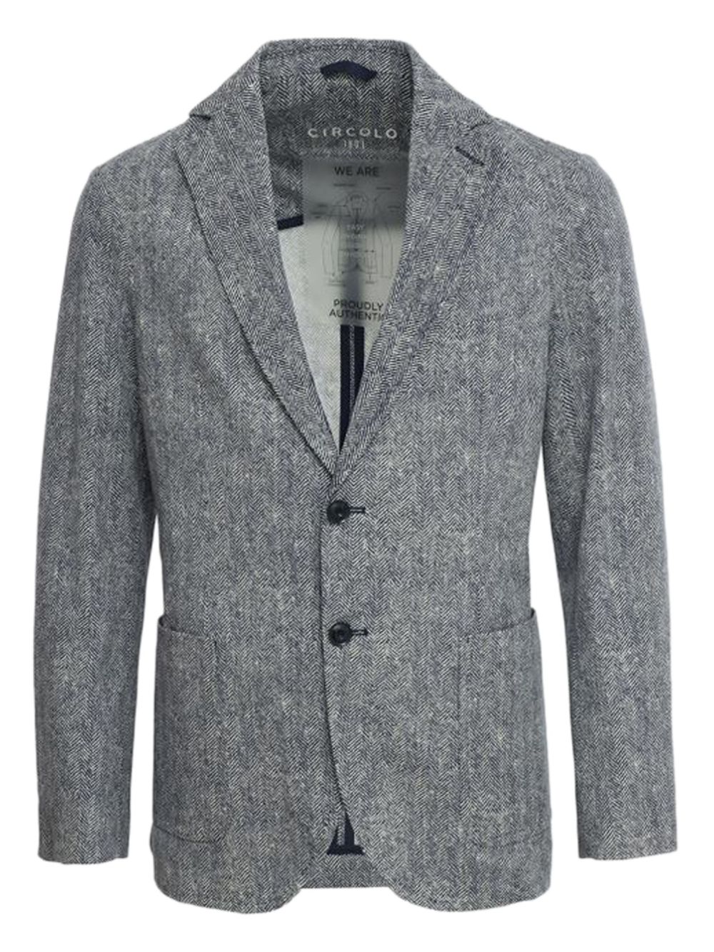 Circolo 1901 herringbone blazer - Blue