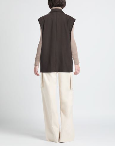 Woman Blazer Brown Size M Recycled polyester, Viscose, Elastane