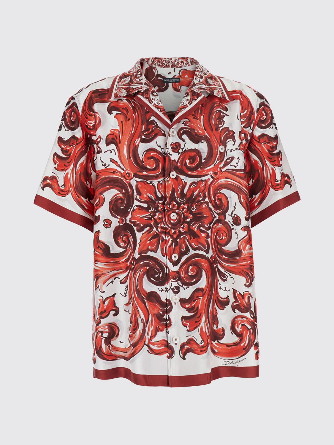 Shirt Men color Ruby
