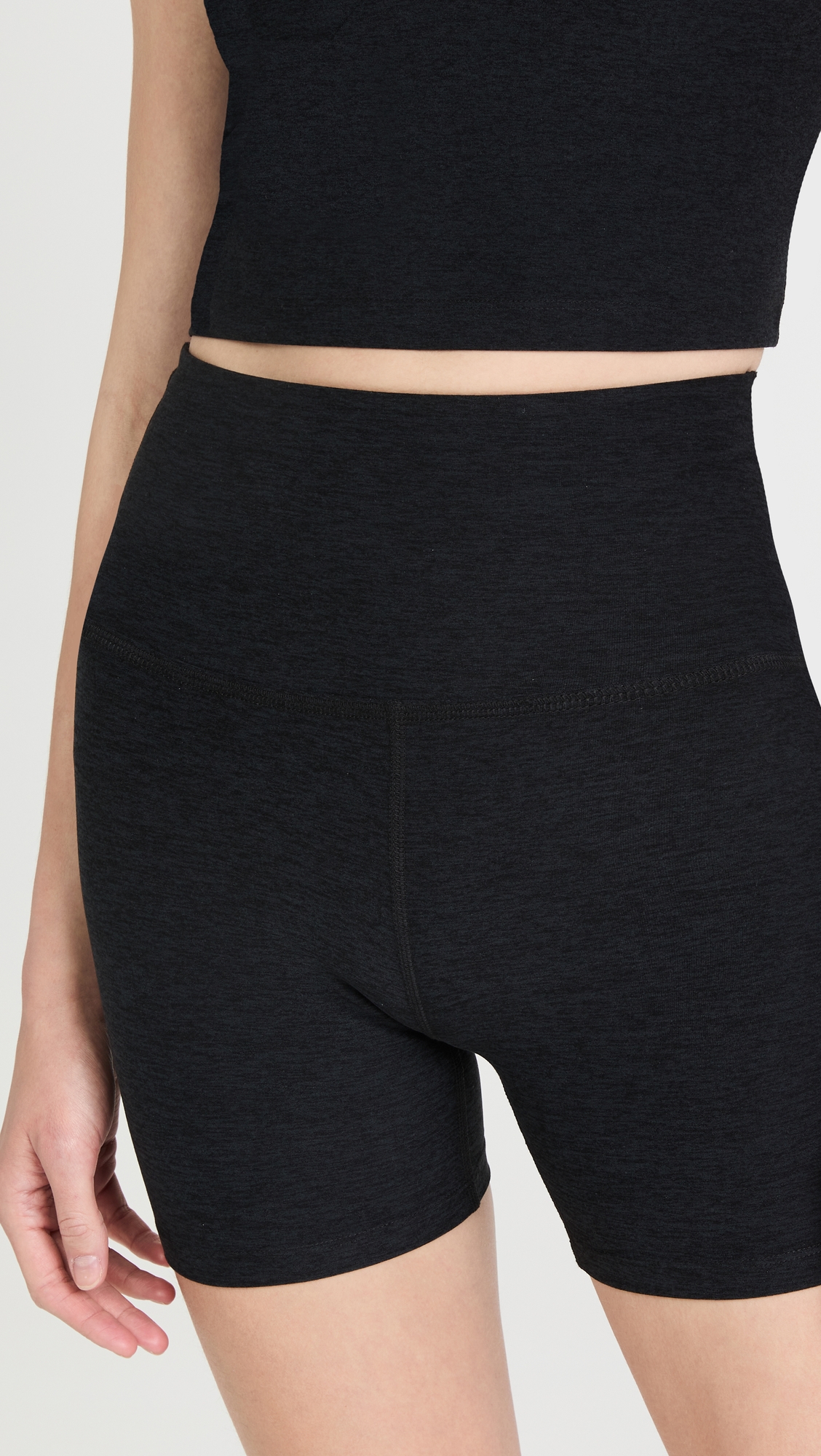 Spacedye Keep Pace Biker Shorts Darkest Night