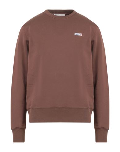 Man Sweatshirt Brown Size XL Cotton