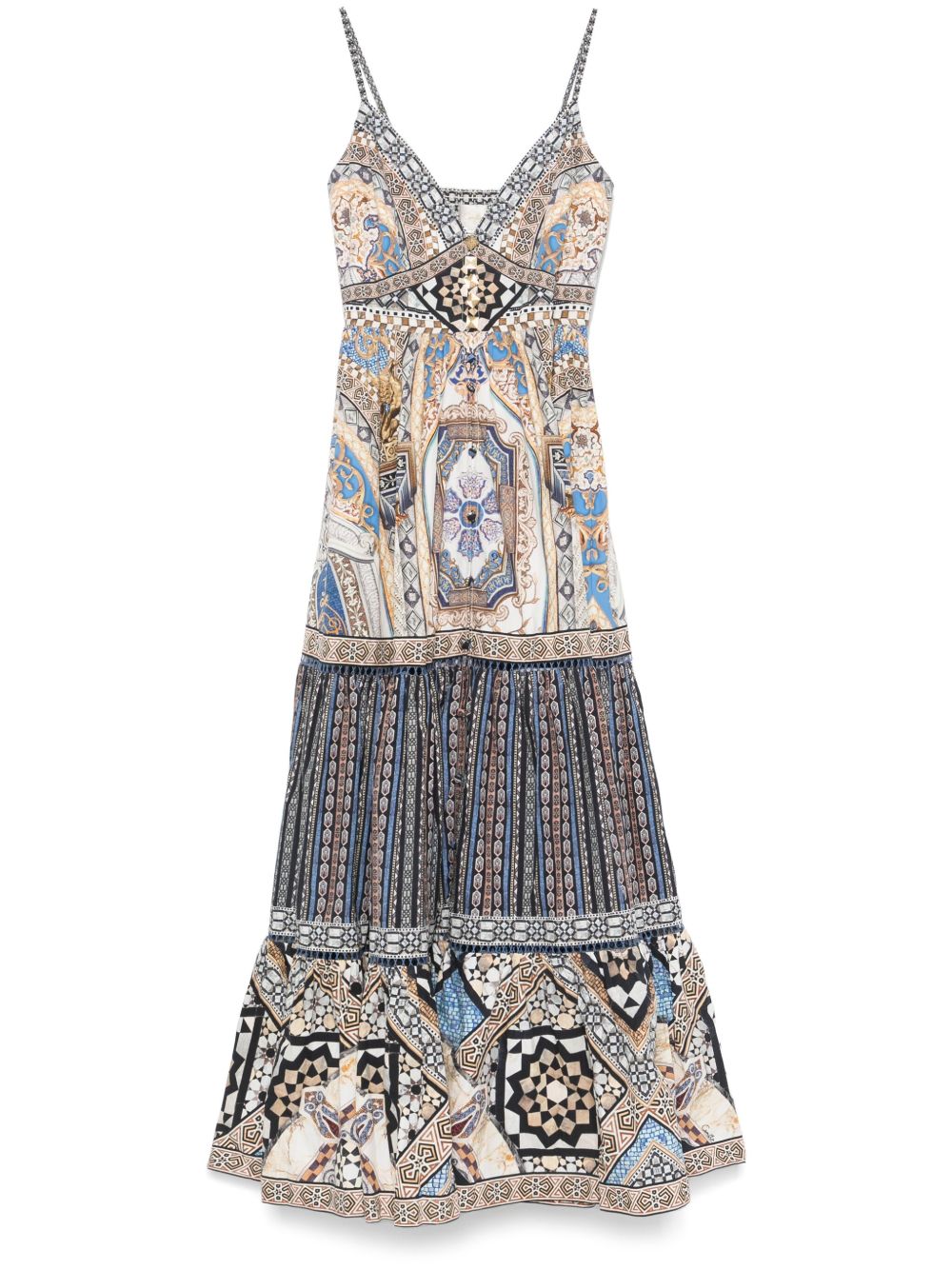 Make Me Your Mosaic maxi dress - Neutrals