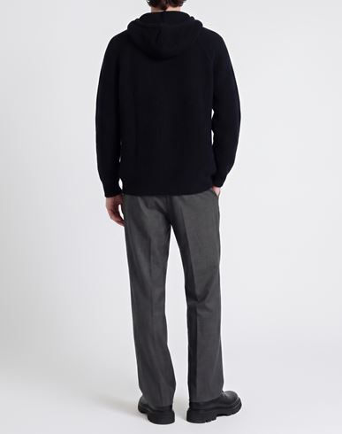 Man Sweater Black Size L Wool, Polyamide