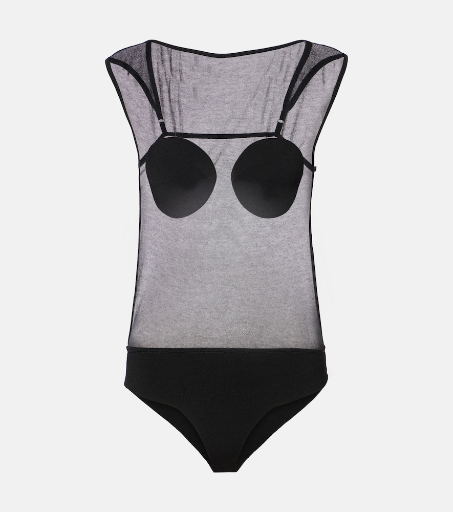 Platano sheer bodysuit