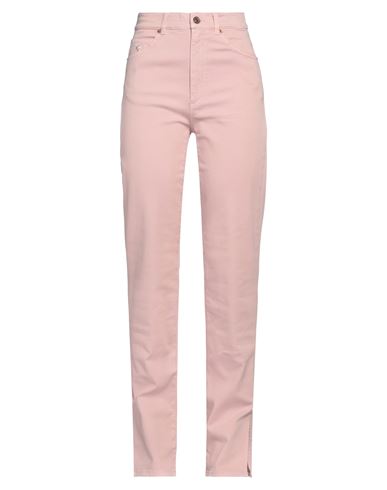 Woman Jeans Pink Size 26 Cotton, Polyester, Elastane