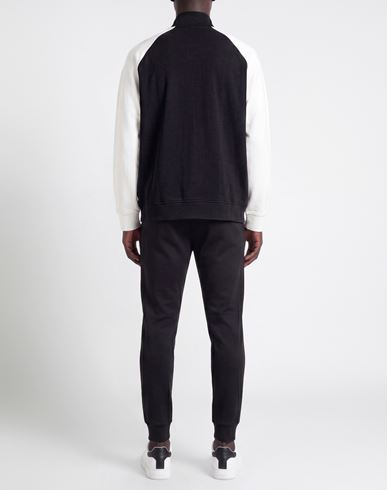 Man Sweatshirt Black Size L Cotton