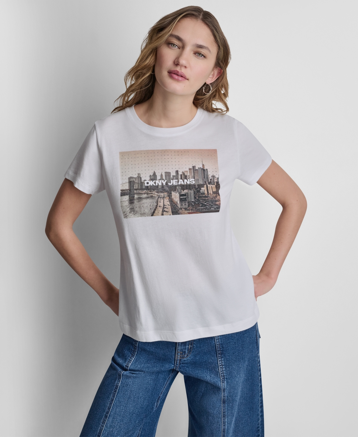 Women's Short-Sleeve T-Shirt - White/Italian Clay