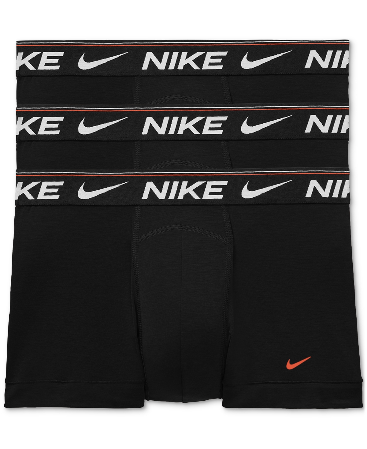 Men's 3-Pk. Dri-fit Ultra Comfort Stretch Trunks - Black