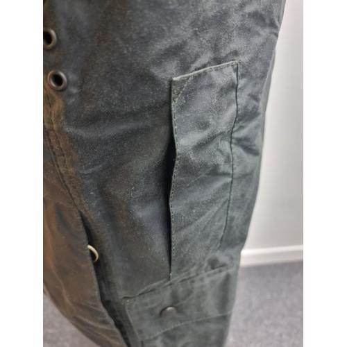 Long-sleeve wax-coated jacket - Brown