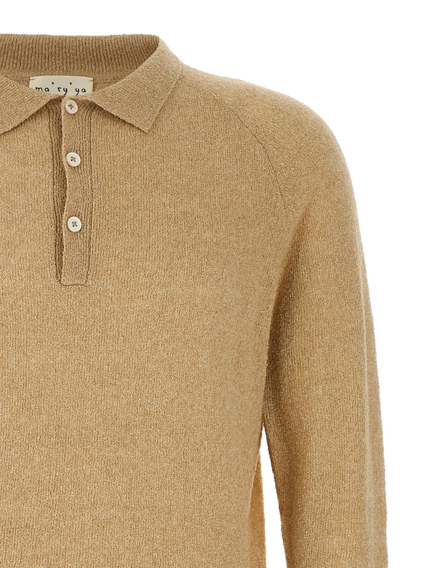 Bouclé Cotton Shirt Polo