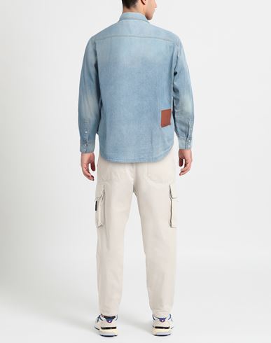 Man Denim shirt Blue